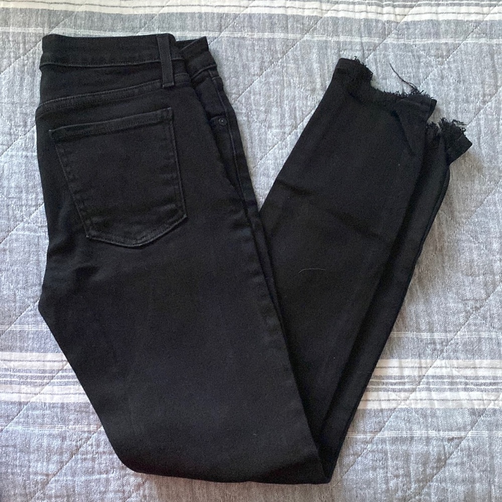 Just Black Black Distressed Skinny Jean